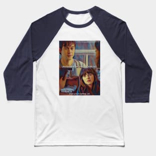 Life Happens | 500 Days Of Summer (2009) Movie Digital Fan Art Baseball T-Shirt